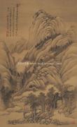 王石谷--仿巨然夏山笔法-50.6X82cm