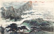 关山月-长城内外尽朝晖全图-218x141cm