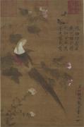 赵佶-芙蓉锦鸡图轴-81.5x53.6cm